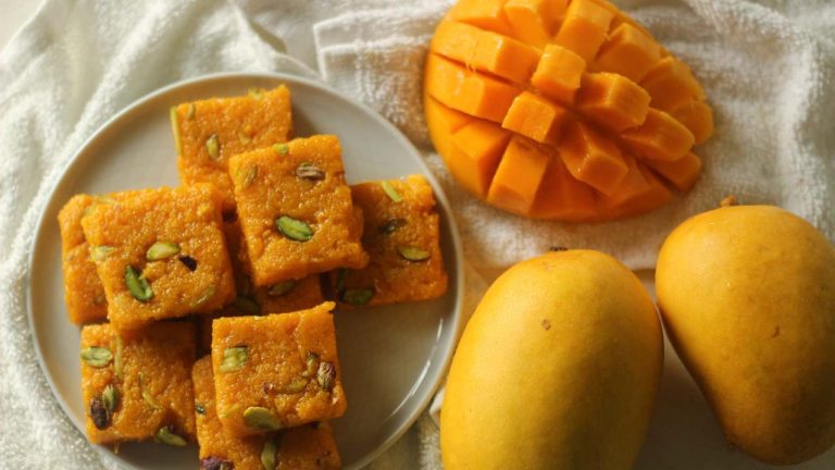 How to make Dessert : Mango Slice Chum Chum #bsk Recipe, Recipe