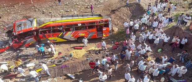 Khargone Bus Accident 15 Dead 25 Injured After Bus Falls Off Bridge Into Madhya Pradesh River