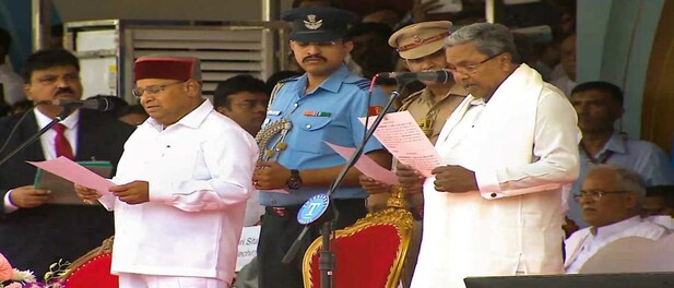 Karnataka Cm Oath Taking National Opposition Leaders Attend Ceremony As Siddaramaiah Sworn In