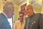 Vice-President Dhankhar arrives in London, meets King Charles III ahead of his coronation