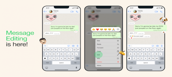 WhatsApp will finally let you edit your messages & fix your typos
