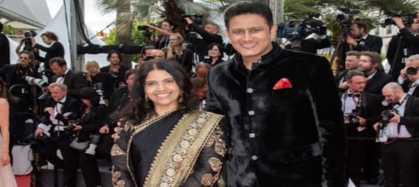 Cricketing legend Anil Kumble makes Cannes red carpet debut with wife Chetna, shares picture