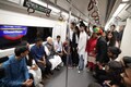 PM Modi takes a metro ride to attend Delhi University event, chats with young co-passengers | Watch