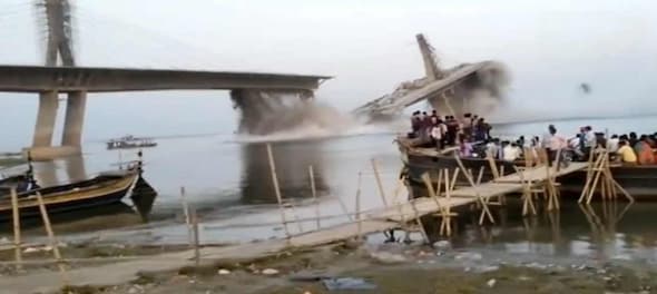Under-construction bridge collapses for second time in Bihar, CM Nitish Kumar orders probe | WATCH