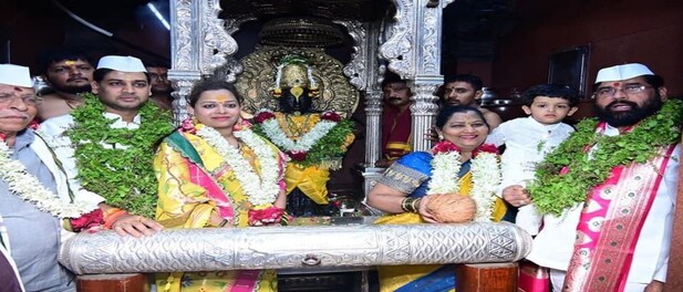 Maharashtra Cm Eknath Shinde Performs Ashadhi Ekadashi ‘maha Pooja At Pandharpur Temple