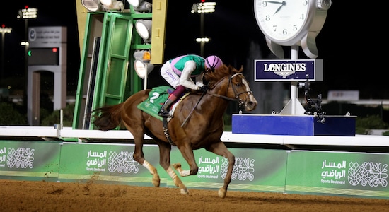 The Saudi Cup is an international horse race held at King Abdulaziz Racetrack in Riyadh, Saudi Arabia. It is the richest horse race ever held, with a $20 million purse. The first edition of the race was held on February 29, 2020. (Image: Reuters)