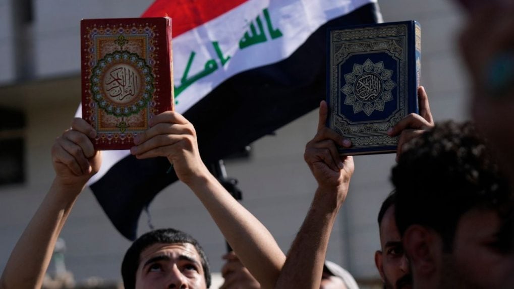 Protesters Storm Swedish Embassy In Baghdad Over Quran Burning Incident ...