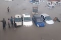 WATCH: Submerged vehicles, waterlogged roads in Rajkot; life hit in Gujarat after heavy rain