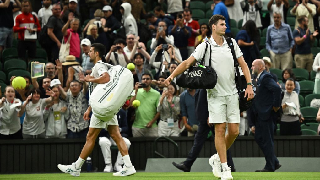 Novak Djokovic's Wimbledon match against Hubert Hurkacz suspended, to