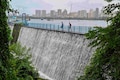 Mumbai lakes overflow after heavy rain but BMC maintains 10% water cut | WATCH