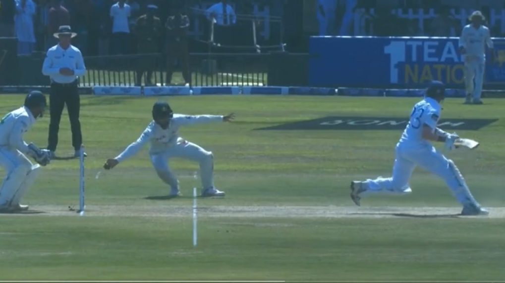 WATCH: Abdullah Shafique takes worldie to send Root packing