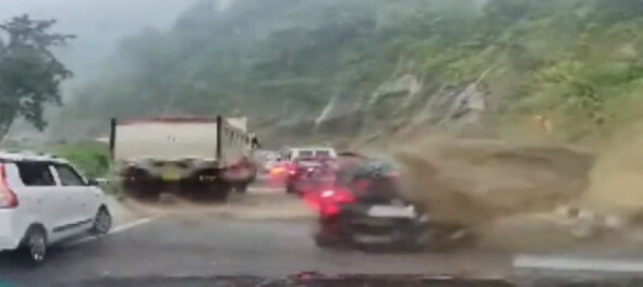 Watch: Giant rocks crush cars on Dimapur Highway in Nagaland after ...