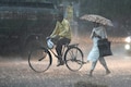 Rajasthan: Youth stuck on bridge in heavy rainfall, rescued by hydraulic crane  — Watch video