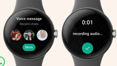 WhatsApp is now available on Wear OS smartwatches says Mark Zuckerberg CNBC TV18