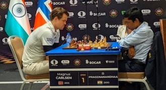 Praggnanandhaa and Carlsen's game ends in a draw; Coach Shyam