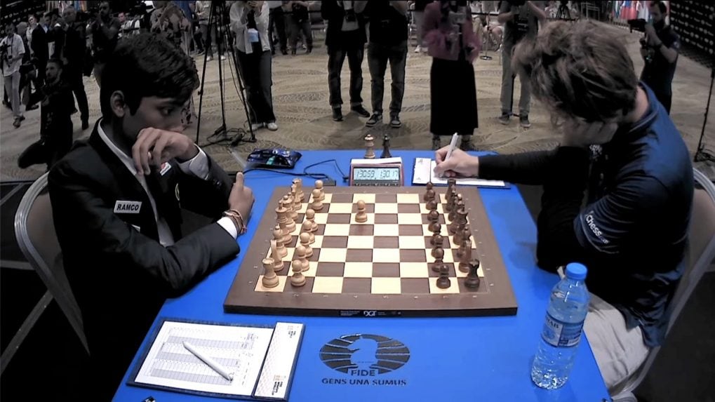 Chess World Cup: Magnus Carlsen Downs D Gukesh in First Game