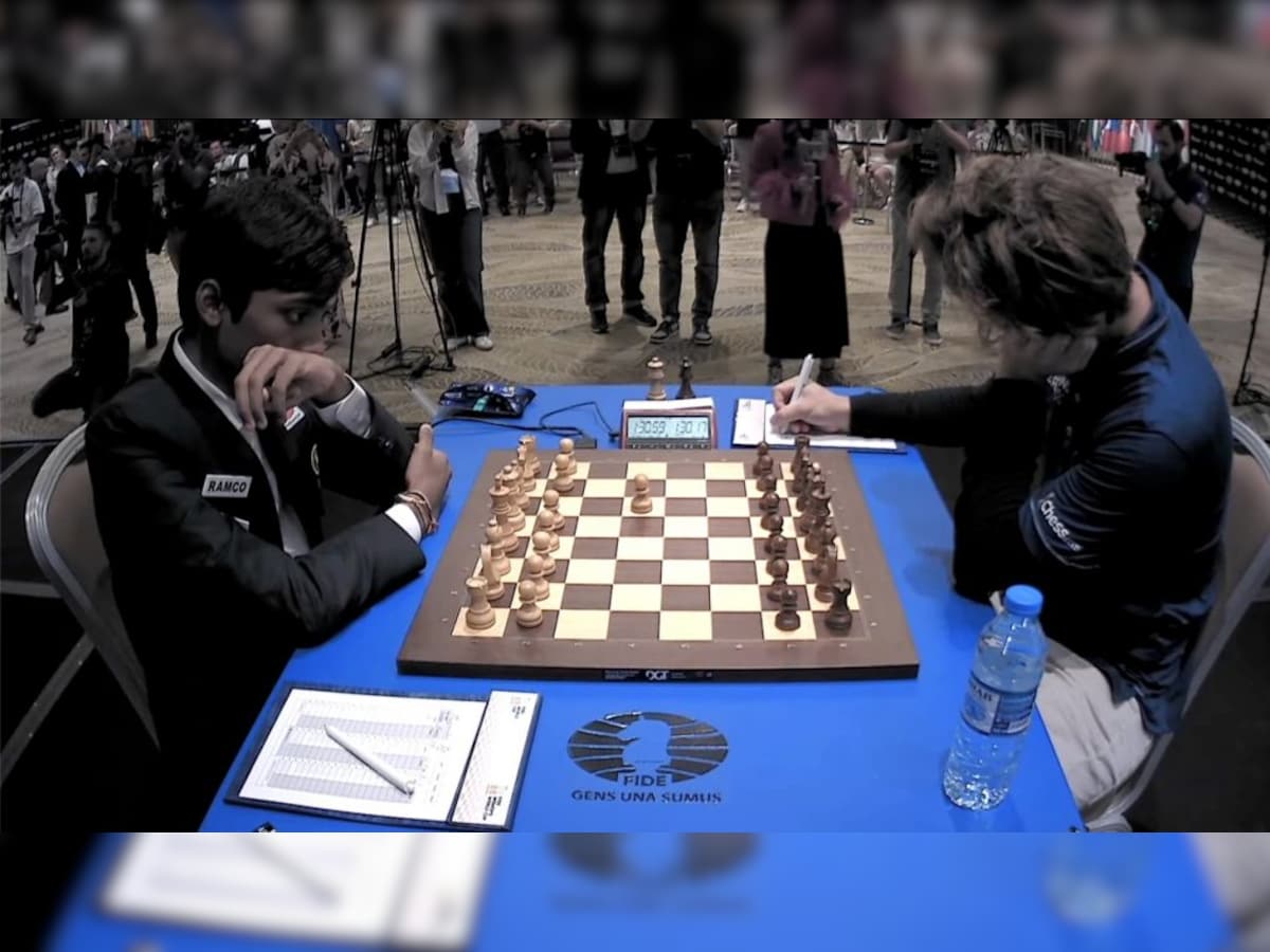 Chess World Cup: Carlsen draws first blood against Praggnandhaa in tie- breaker