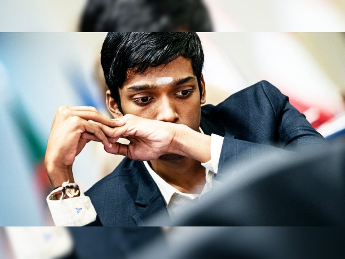 Praggnanandhaa and Carlsen's game ends in a draw; Coach Shyam
