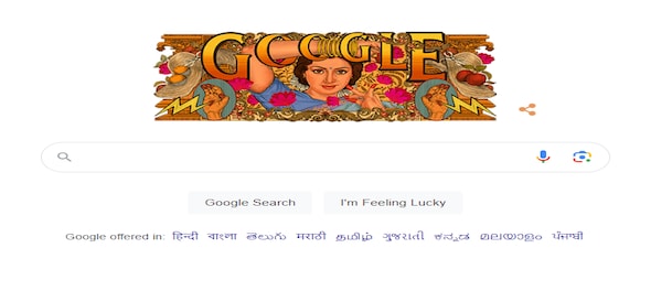 Google doodle pays tribute to Bollywood actress Sridevi on 60th birth anniversary