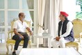Rajinikanth meets friend and Samajwadi Party chief Akhilesh Yadav in Lucknow