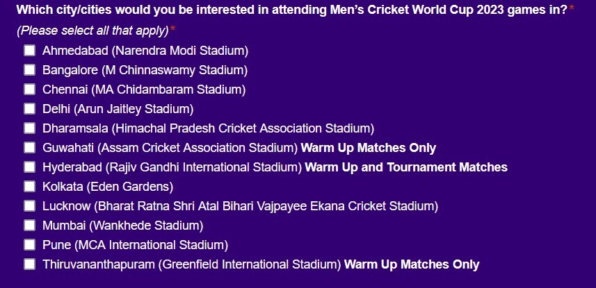 Registration starts for ODI World Cup 2023 Tickets, Know step-by-step  process