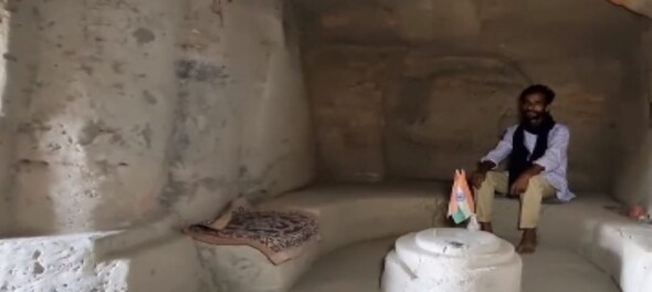 Watch: UP man builds two-storey underground palace in 12 years