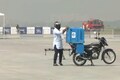 Bharat Drone Shakti 2023: Compact drone system that can be carried on a motorbike unveiled | Watch