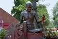 President Droupadi Murmu unveils 12-foot statue of Mahatma Gandhi at Rajghat