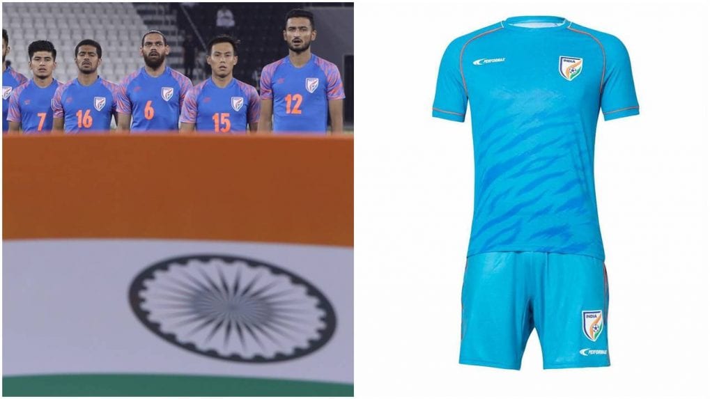 indian football team jersey