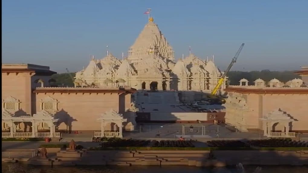 WATCH: World's 2nd largest Hindu temple outside India inaugurated in ...