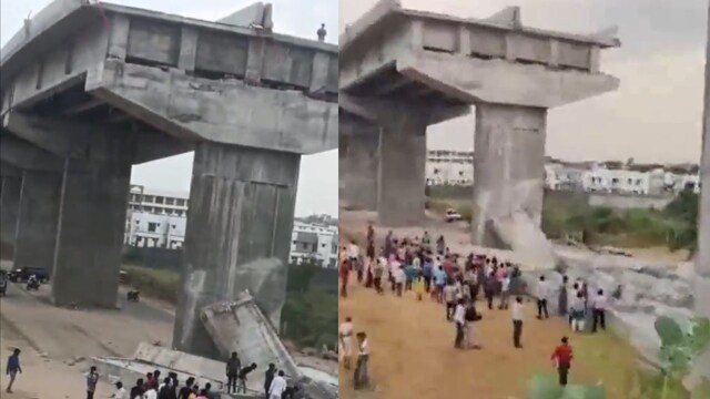 WATCH: Bridge under construction collapses in Palanpur, Gujarat - CNBC TV18