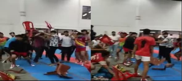 IIT Kanpur fest takes wild turn as Kabaddi players throw chairs, beat each other in viral video
