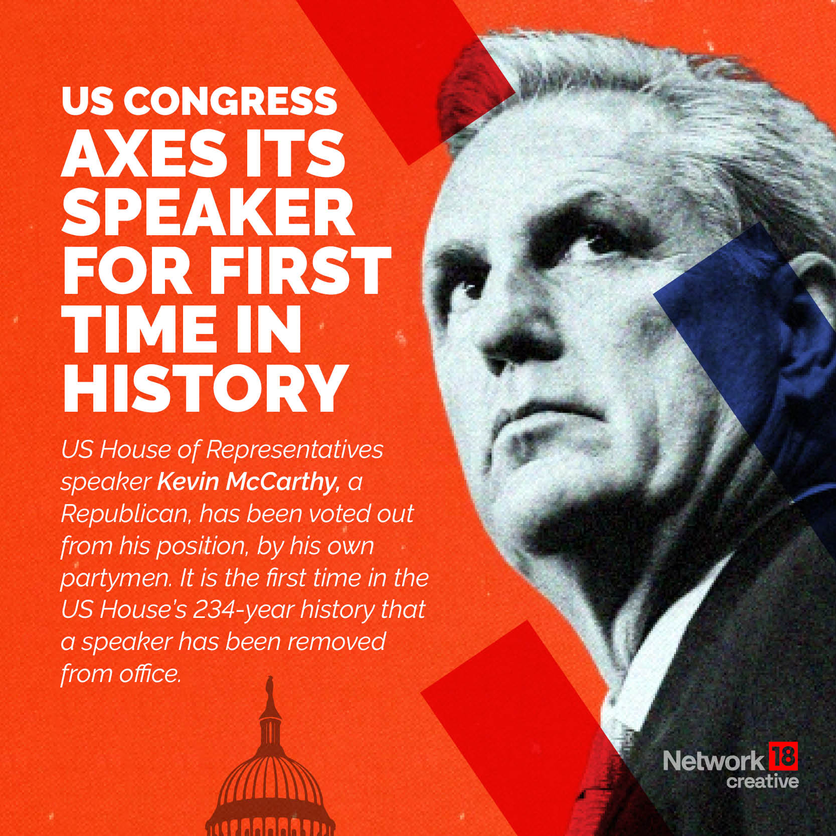 What next after US Speaker of the House Kevin McCarthy removed