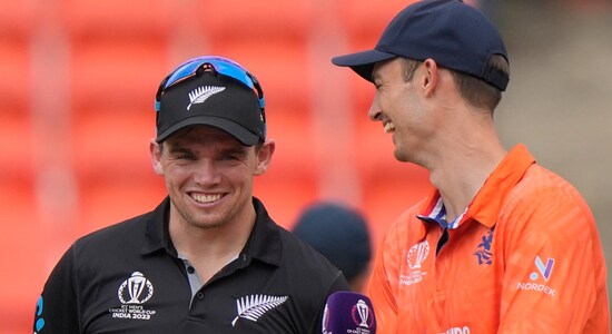New Zealand And The Netherlands Locked Horns For Match 6 Of The Icc Cricket World Cup 2023 At The Rajiv Gandhi International Stadium, Hyderabad On Monday. New Zealand And The Netherlands Locked Horns For Match 6 Of The Icc Cricket World Cup 2023 At The Rajiv Gandhi International Stadium, Hyderabad On Monday.