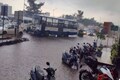 Watch | Heavy rain in Bengaluru causes waterlogging, traffic hit in several areas