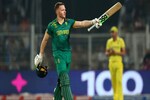 SA vs AUS World Cup 2023 semifinal: David Miller's fighting hundred guides South Africa to a respectable score