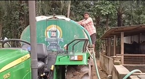 Telangana palm oil farmer earns lakhs of rupees monthly by selling cow-based liquid fertiliser
