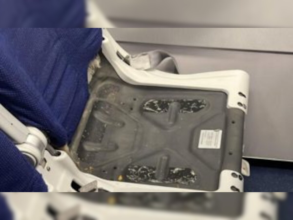 In-Flight Surprise: Passenger shocked as seat cushion goes missing on  Pune-Nagpur IndiGo journey! 