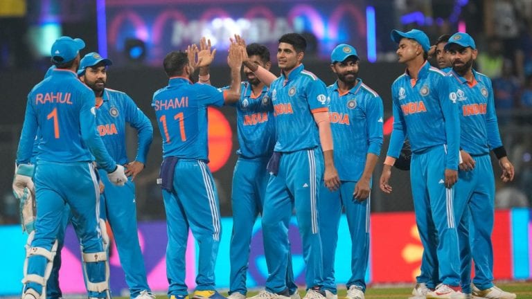 India vs Sri Lanka LIVE score World Cup 2023: India routs Sri Lanka by 302 runs, Shami grabs another fifer