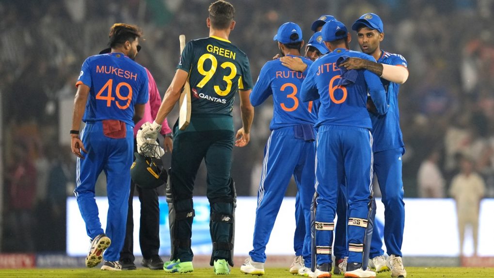 India Clinches The T20 Series Against Australia With 20-run Victory In ...