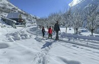 Snowfall in West Bengal's Sandakphu brings cheer among tourists Snowfall in West Bengal's Sandakphu brings cheer among tourists