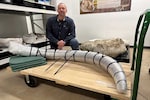 North Dakota coal miners unearth thousands of years old 7-foot mammoth tusk | View images