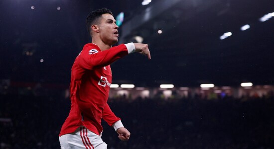 First player to 800 career goals | Cristiano Ronaldo is the first footballer to record 800 senior level goals (for club and country combined). Ronaldo achieved the feat during his second stint as a Manchester United played in a match against Premier League rivals Arsenal in November 2022. (Image: Reuters)