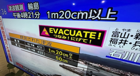 Japan earthquake: Tsunami warning downgraded, Indian embassy sets up ...