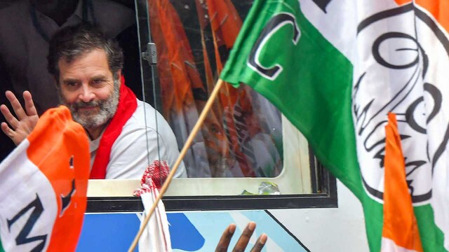 Rahul Gandhi Bharat Jodo Yatra Clash Breaks Out Between Assam Police And Congress Workers