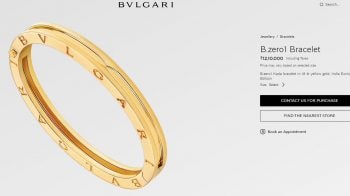 Rose gold B.zero1 Bracelet with 0.31 ct Diamonds | Bulgari Official Store
