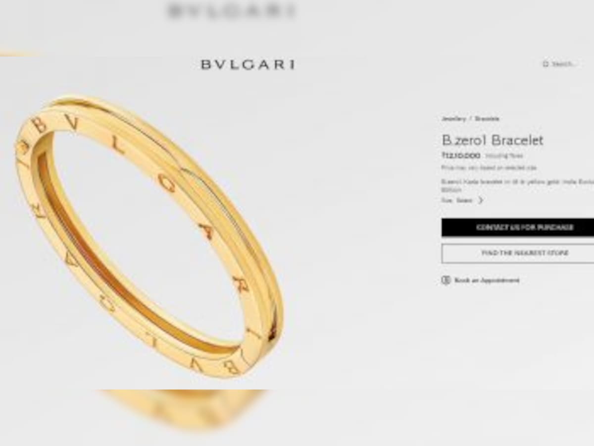 Bvlgari gold deals bangle