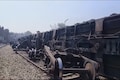 WATCH: Goods train derails near Zakhira Flyover in Delhi; rescue operation underway