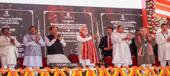 PM Modi lays foundation stone for first phase of NLC India's Talabira power project in Odisha