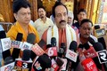 ISRO INSAT-3DS: S Somanath prays at Andhra Pradesh temple ahead of launch
